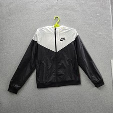 Nike Men Jacket S Black Colorblock Nike Swoos...
