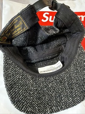 Supreme Loro Piana Wool Camp Cap FW18, Made in Italy, Herringbone