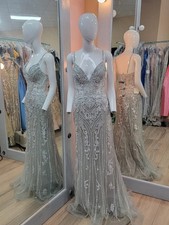 Cinderella Divine Silver Gown Size 10