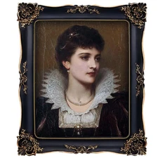 Gothic Picture Frame 8x10 Black Vintage Picture Frames Antique Ornate Baroque