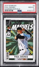 2024 PANINI DONRUSS DIAMOND MARVELS #8 PAUL SKENES PSA 10