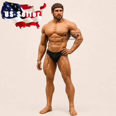 Custom Uncensored PHICEN 1/6 Beard 12'' Male Seamless Super Muscular Figure Set