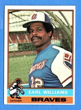1976 Topps #458 Earl Williams NM Braves