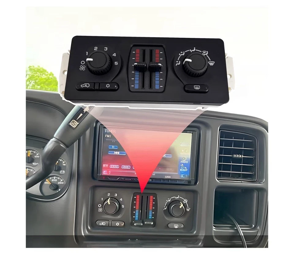 599-210XD AC Heater Climate Control Module For Chevrolet Silverado 2500 599210XD - Image 2 of 4