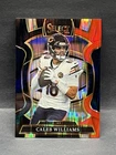 2025 Panini Select CALEB WILLIAMS Concourse Level BLACK & RED SHOCK PRIZM #73 💥