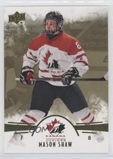 2016 Upper Deck Team Canada Juniors Men's Team Gold Mason Shaw #78 0d7y