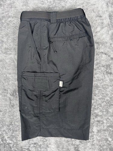Pantaloncini cargo Magellan outdoor idrorepellenti Fish Gear con cintura neri taglia small - Foto 5 di 10