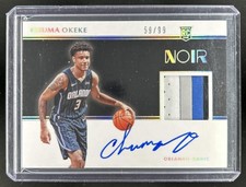 2019-20 Panini Noir Chuma Okeke RC Patch Rookie Auto #/99 Magic