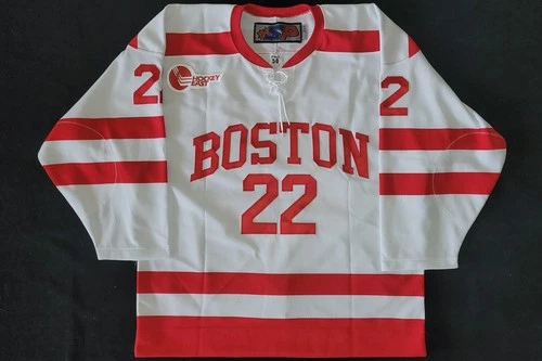 BOSTON UNIV TERRIERS * JAKE WITKOWSKI * GAME WORN/USED HOCKEY JERSEY HOCKEY EAST