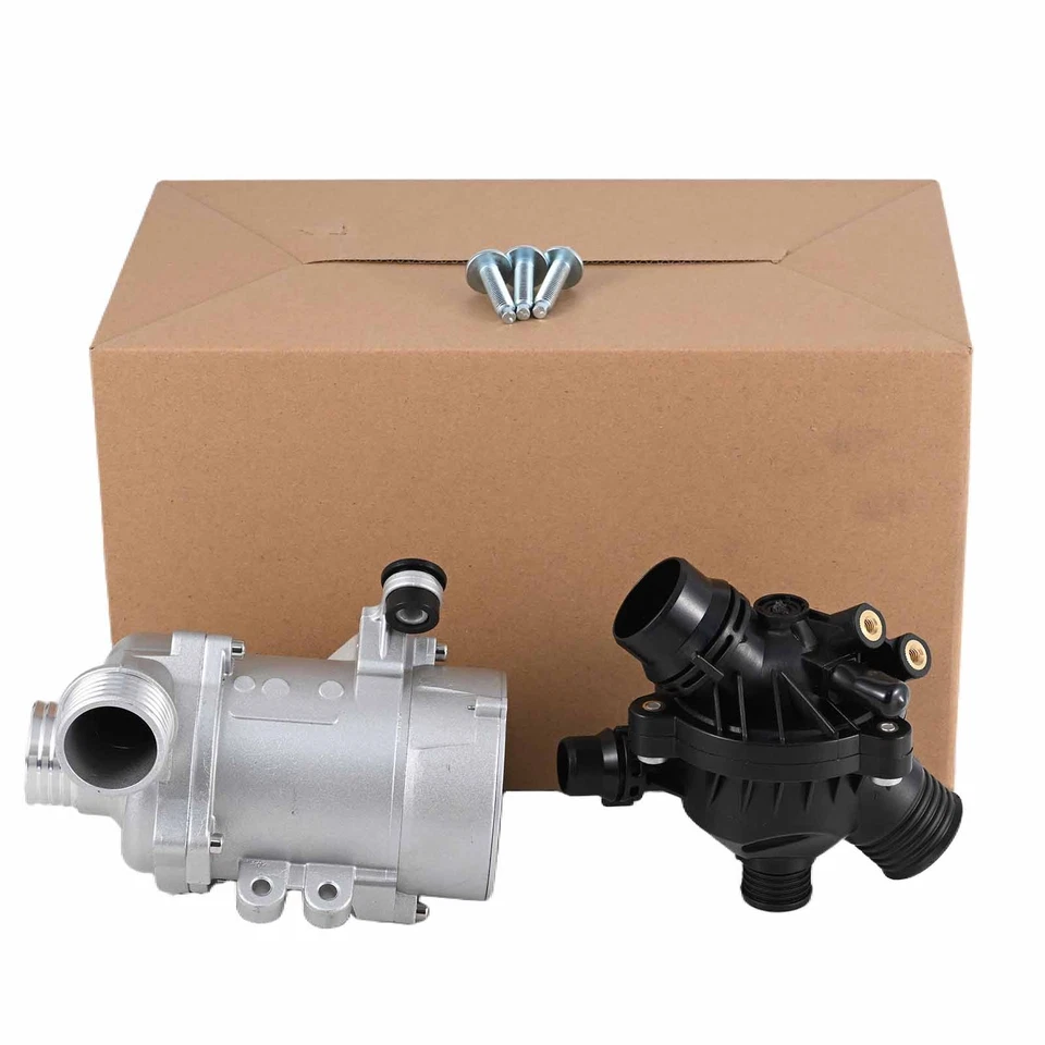 Wasserpumpe 7.02851.20.0 + Thermostat Für BMW N52B25 11517545201 11517563183 - Bild 2 von 4