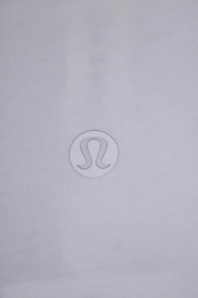 Lululemon женщин без рукавов ворота пуловер Майка белый хлопок размер 6 - Изображение 4 из 4