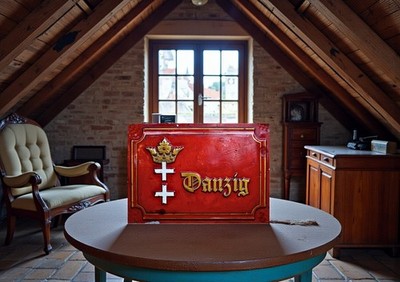 Danzig Gdansk Wappen Stadtwappen Schild Alu Druck