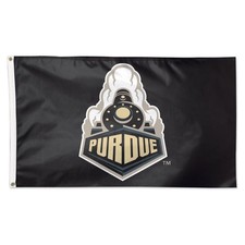 For Purdue Boilermakers fans 3x5 ft College NCAA Black Train Flag / Banner