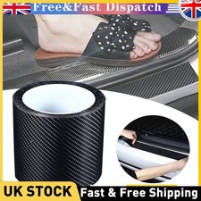 Car Door Carbon Fiber Protector Sill Scuff Cover Strip Anti-scratch Tape Sticker