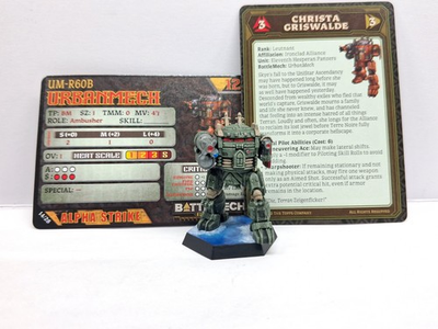 #ad Urbanmech Catalyst Game Labs BattleTech Gothic Nurgle Inspired Pro Painted Mech $40.00