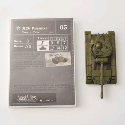 Axis & Allies: USA - Contested Skies - M26 Pershing W Card - US