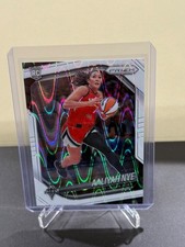 2025 Panini Prizm WNBA - Aaliyah Nye #15 White Seismic Prizm (RC) Aces