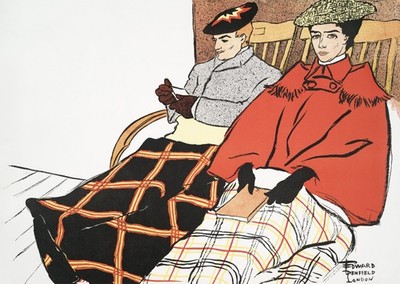 Vintage-Stil-Wandkunst von Edward Penfield: Szene der Kameradschaft Wa