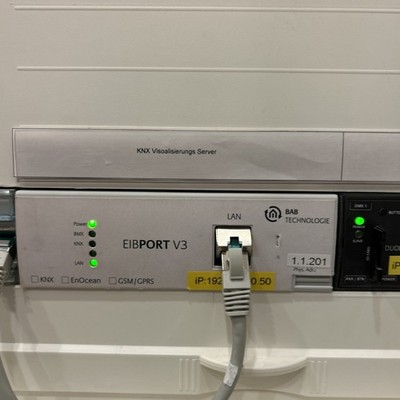 BAB EIBPORT V3 (Art.-Nr. 10104)   wie neu, neuste Software und zurückgesetzt. 