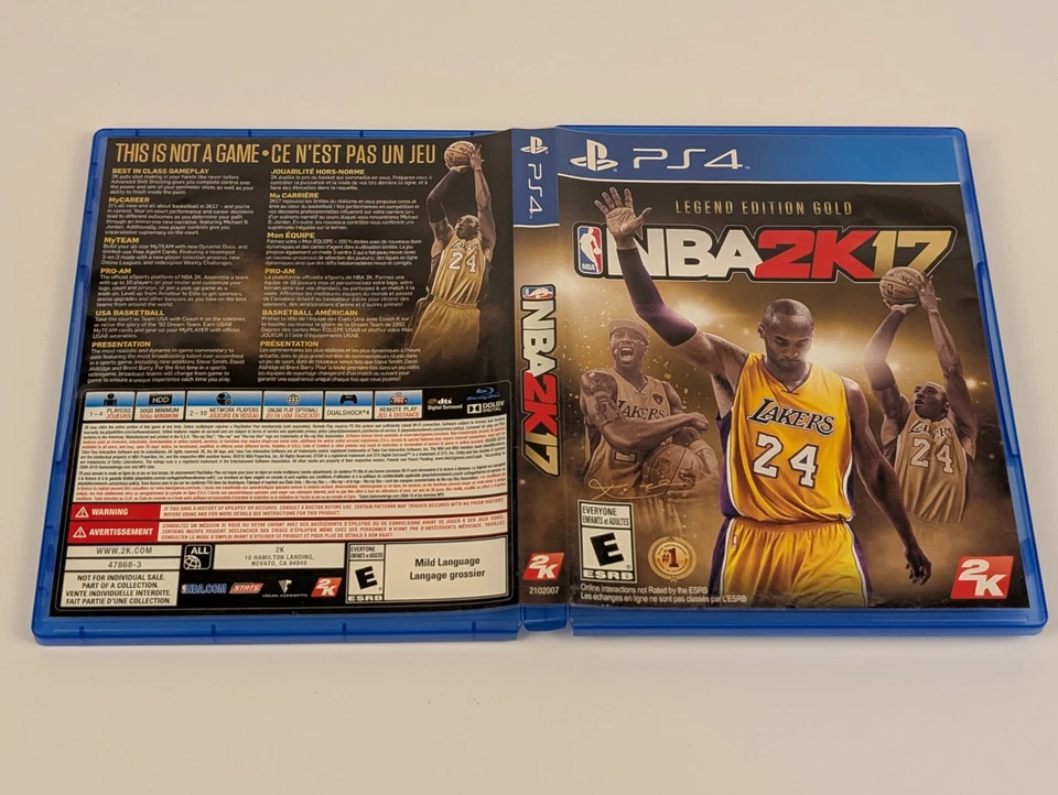 NBA 2K17: Legend Edition (PlayStation 4, 2016) Kobe Bryant➡️CIB Complete- Tested - Image 4 of 4