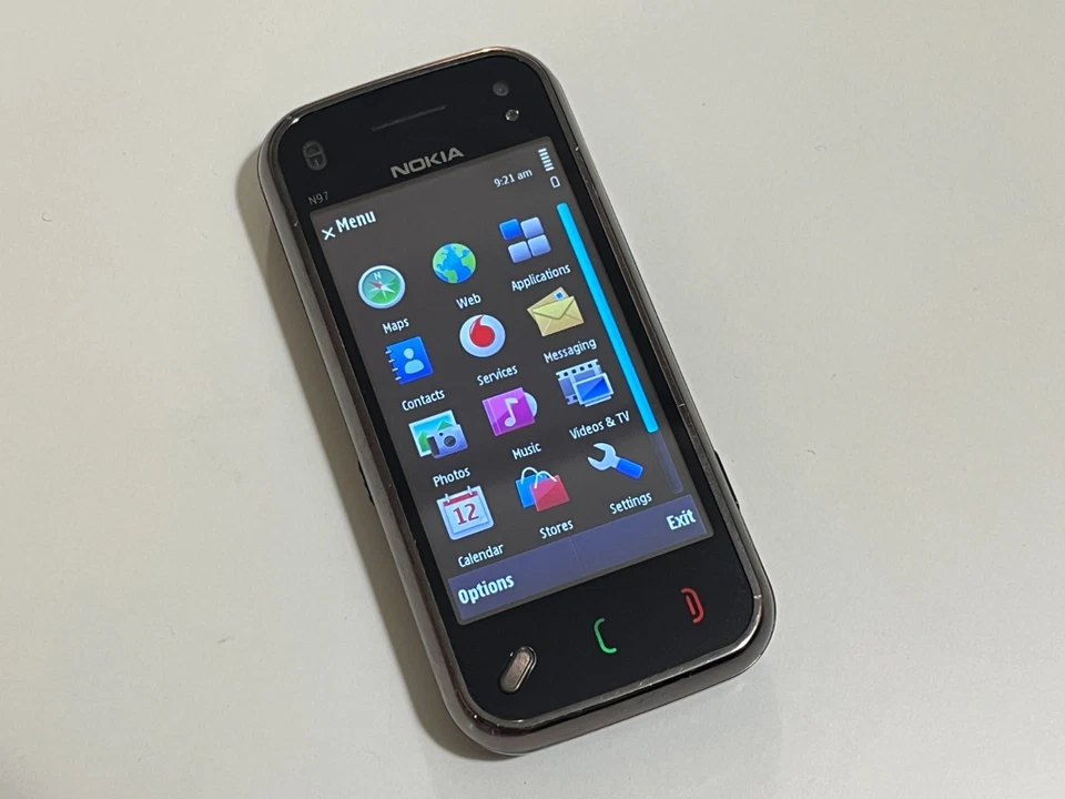 Original Nokia N97 mini Locked To Vodafone Rare Gsm Mobile Phone Finland - Image 3 of 4