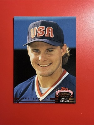 1993 Topps Stadium Club Murphy #156 Jason Giambi RC Rookie Team