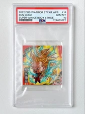 Dragon Ball Super Warrior Seal Wafer Super Saiyan 3 14 Son Goku CR PSA10