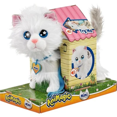 Goliath AnimagiC Mimi the Cat Plüschtier Katze ca. 23cm miaut wedelt mit Schwanz