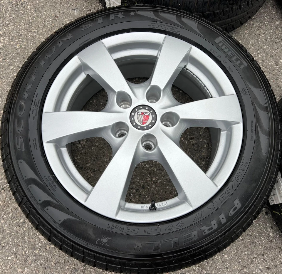 4 ALU 17" SOMMERRÄDER BMW X3 E83 235/55R17 99H PIRELLI FREIHAUS - Bild 3 von 4