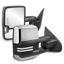 MOSTPLUS Power Heated Towing Mirrors Compatible with 2014-2019 Chevy Silverad...