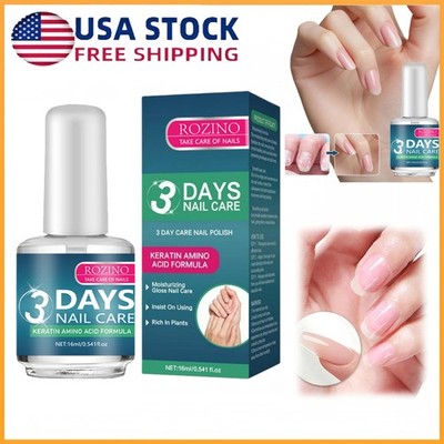 ROZINO 3 Days Nail Care - Keratin Amino Acid Formula Superior Nail Nourish 16ml