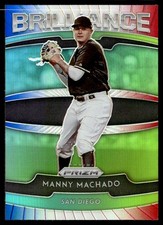 2020 Panini Prizm Brilliance Green Manny Machado San Diego Padres #B-9