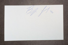 Braydon Fisher, BLUE JAYS (2025 Debut) SIGNED 3x5 Index Card
