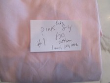 1 Pottery Barn Kids Pink cotton drape panel blackout 44 X 84 New wo tags