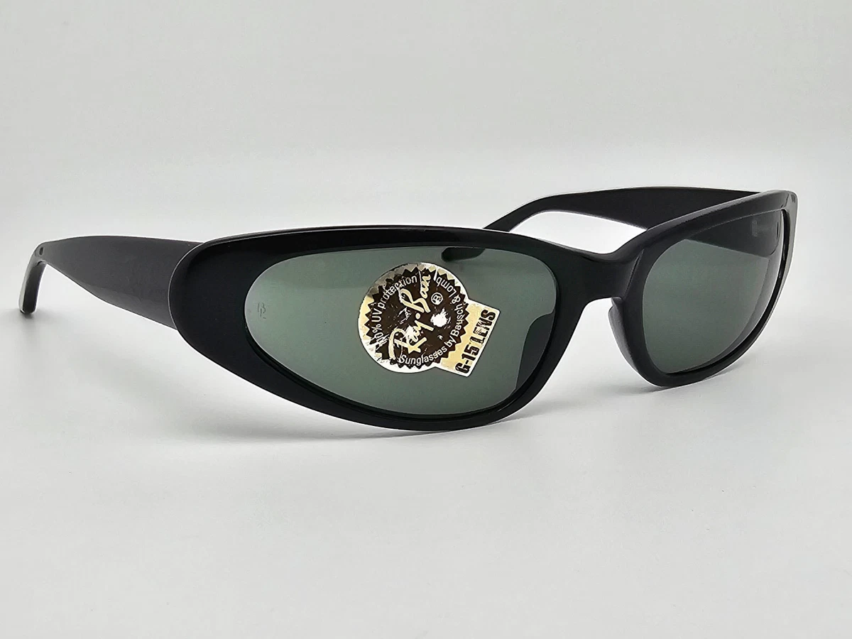 Ray-Ban B&L W1926 XYAO Black Frame G-15 Green Glass Lens Cat Eye Sunglasses 55mm Ray-Ban RB2231F Raimond L (56 - 18) with Green lenses and  main image 3