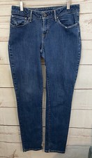 Levi's women's 31x32 Bold Curve Skinny Low Rise blue stretch denim