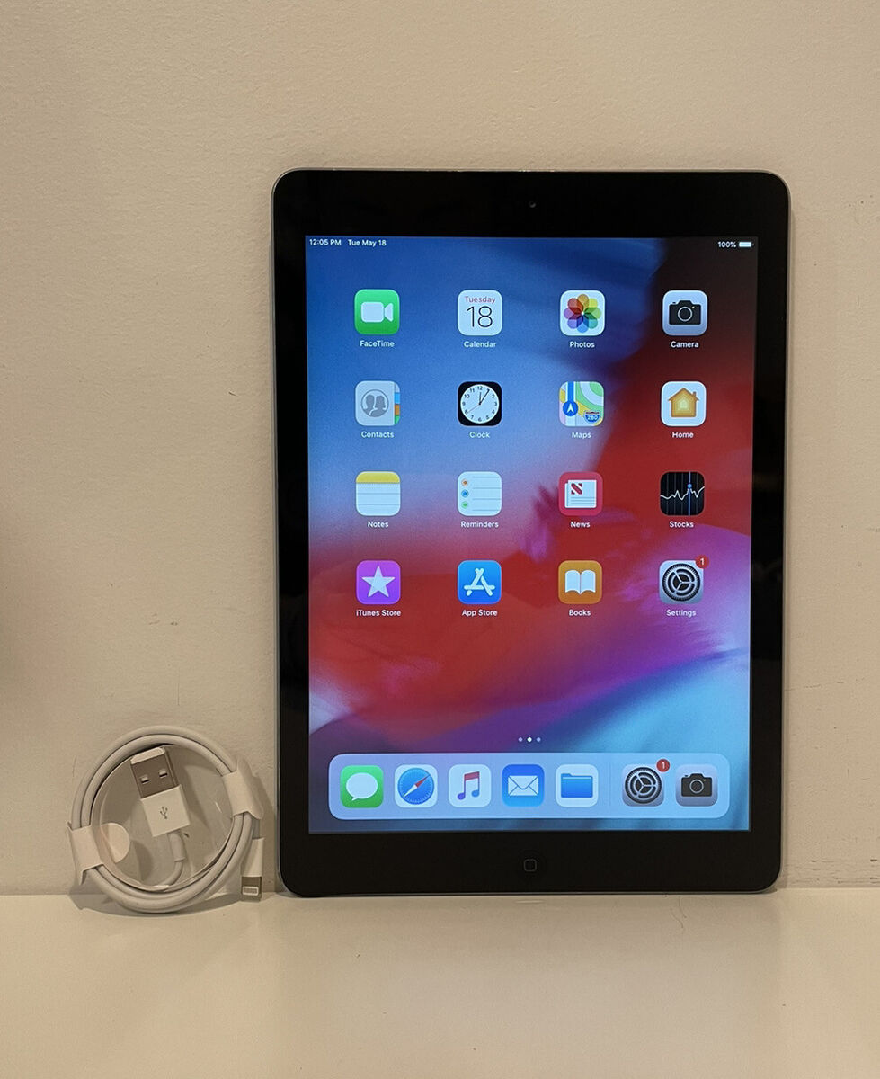 Apple iPad Air 1st Gen. 16GB, Wi-Fi, 9.7 in - Space Gray - BAD CAMERAS Apple iPad Air 1st Gen. 16GB, Wi-Fi, 9.7 in - Space Gray - BAD CAMERAS