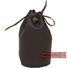 Viking Raider Brown Leather Coin Purse Medieval Belt Pouch Drawstring Bag Thor