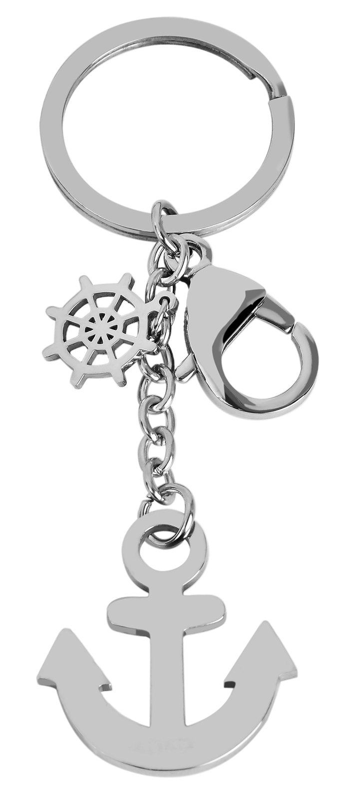 Edelstahl Schlüsselanhänger, Anker