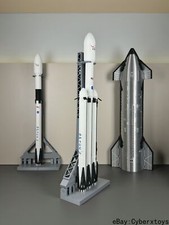 1:144 NASA SpaceX Falcon Heavy F9 Strong back Rocket Model Set Foldable Leg