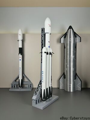 1:144 NASA SpaceX Falcon Heavy F9 Strong back Rocket Model Set