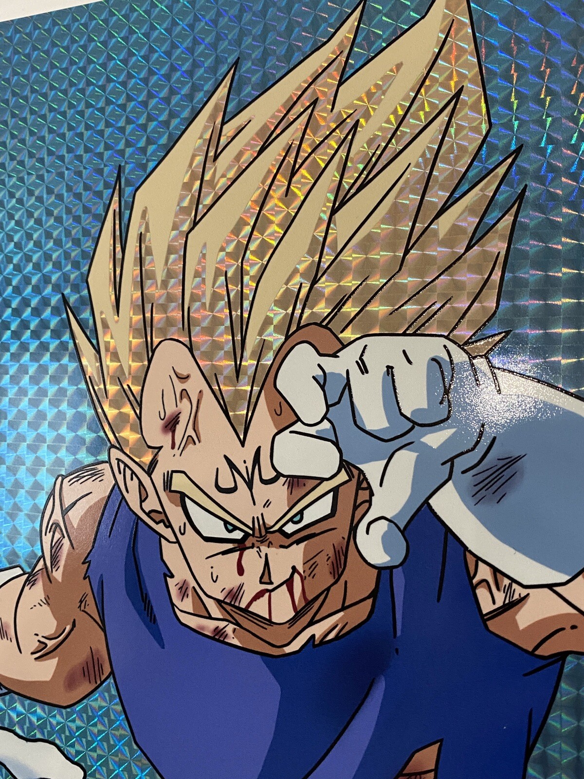 Dragon Ball Z Poster Prism Foil Holographic Size A3 Majin vegeta | eBay