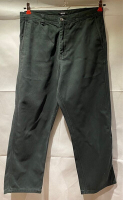 Huf schwarze Herren Jeans Cromer Relaxe Fit Gr. 30 Neuwertig