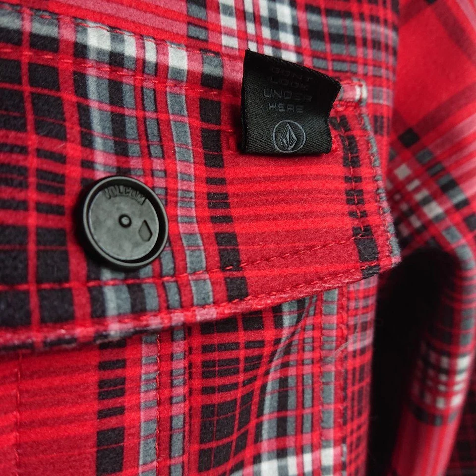 Volcom Snowboard Jacket Mens Size M Red - Image 3 of 4