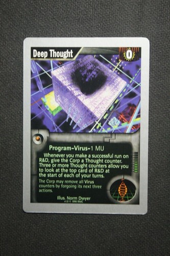 WotC NetRunner CCG/TCG *V1.0 & Proteus* Runner Singles - Picture 37 of 147
