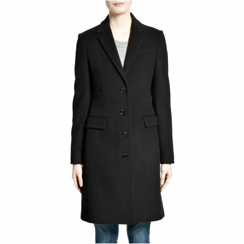 Wool cashmere deals tailored coat burberry