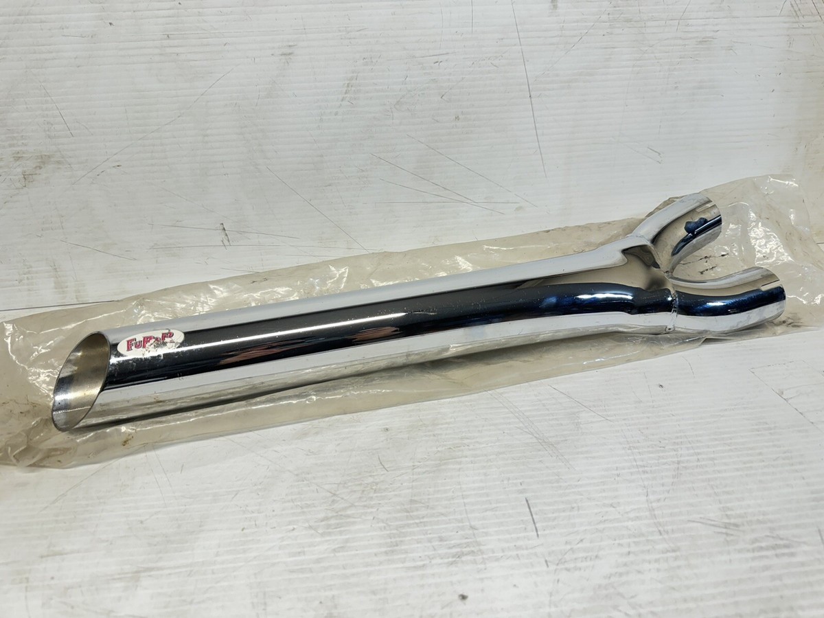 Vintage FUBAR 2-1 Exhaust Collector Harley Chopper Shovel