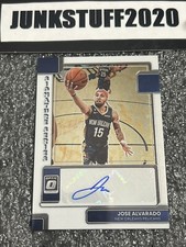2022-23 Donruss Optic Jose Alvarado Signature Series Auto - New Orleans Pelicans