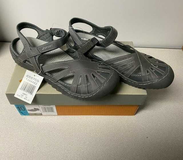 JBU JSport Women Poppy Grey Sandal Size 7, 8, 8.5, 9 & 10 - NEW | eBay