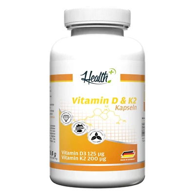 ✅ ZEC + HEALTH+ VITAMIN D3 & K2, 90 Kapseln ✅ - Bild 1 von 3
